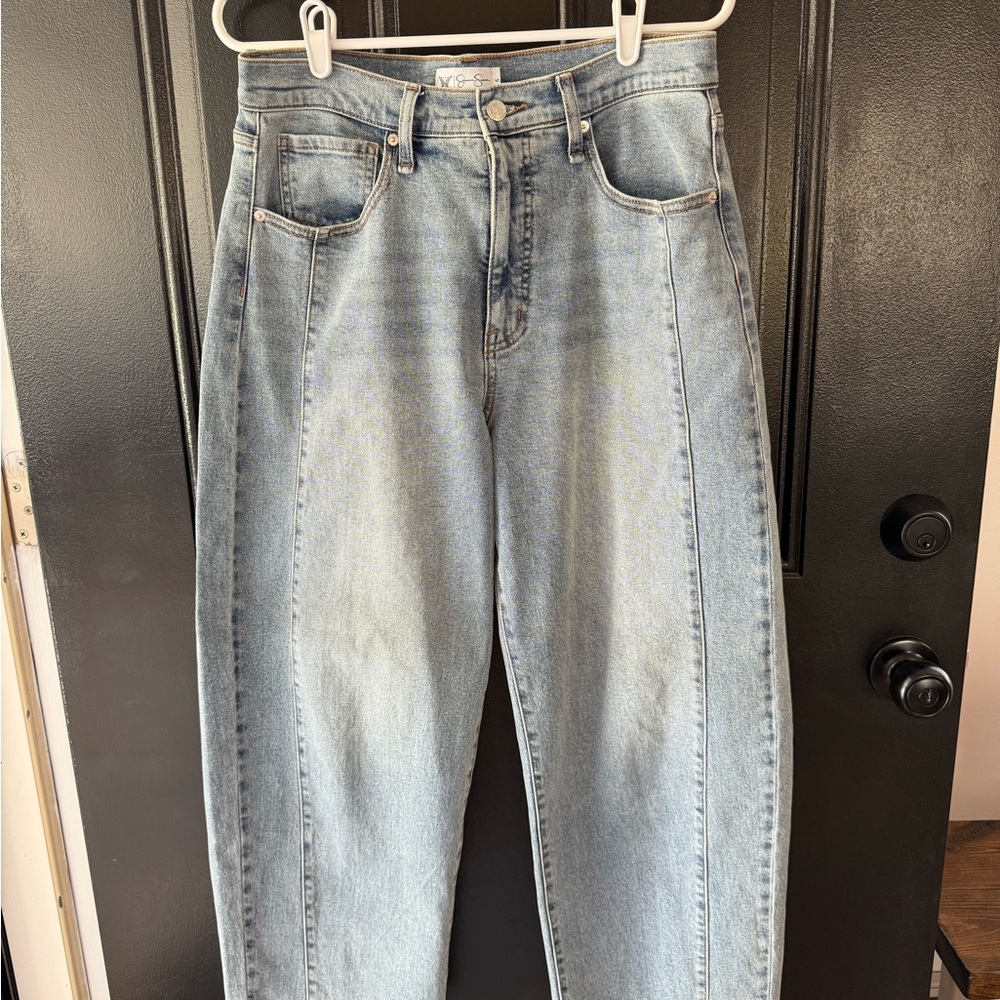 Jessica Simpson Myrtle Barrel Leg Jeans size 6